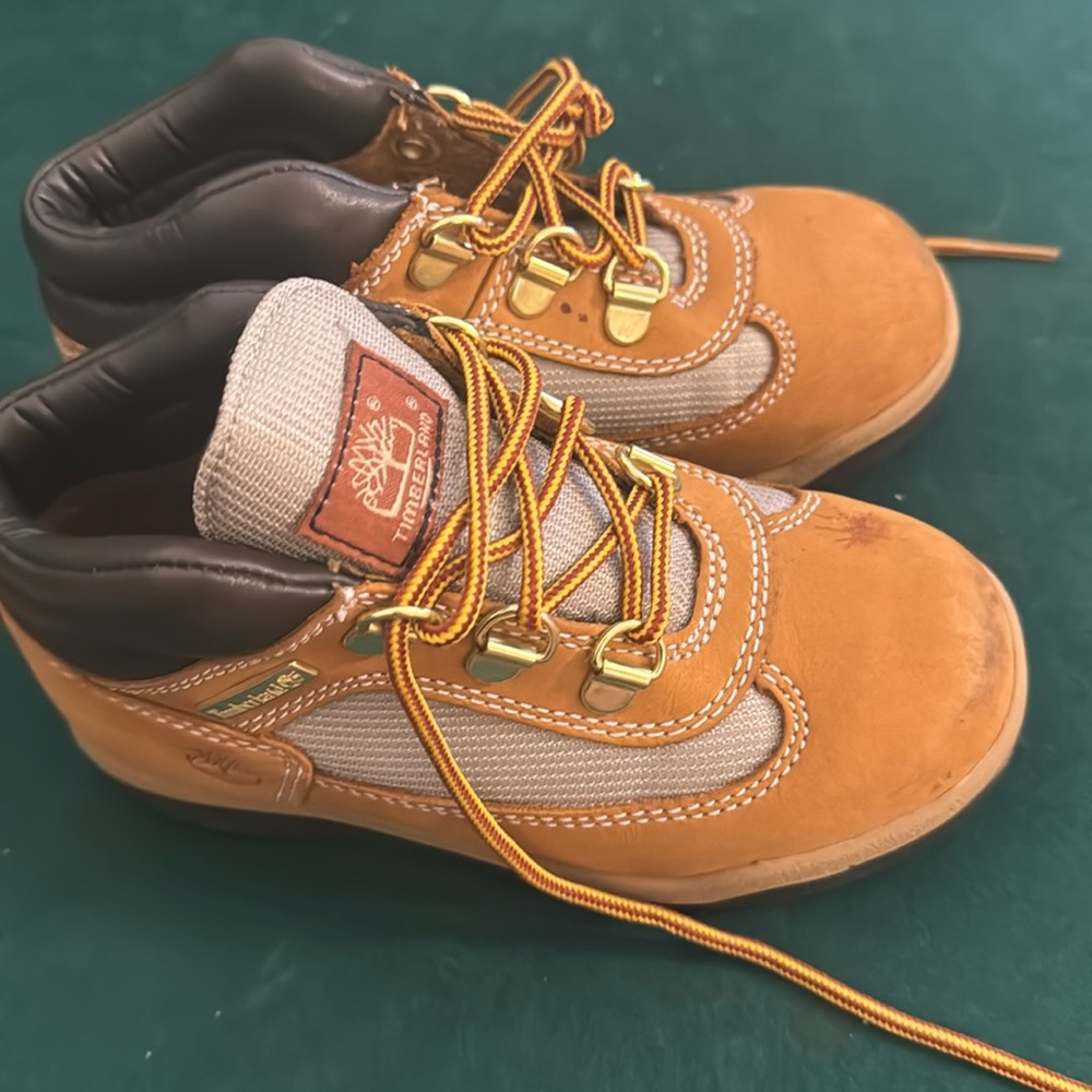 Fairly worn timberlands